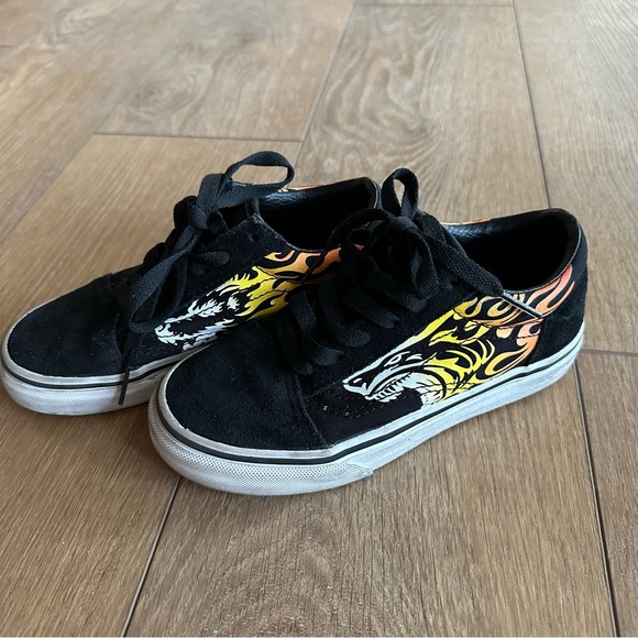 Kids Vans Shoes Size 13.5 - Picture 1 of 6